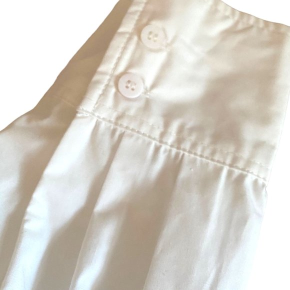 Vestique Cropped Top Women Size Medium White Wraparound Tie Long Sleeve Clublife - Picture 10 of 12